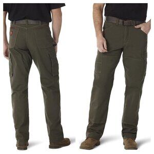 WRANGLER RIGGS Workwear Ripstop Ranger Relaxed Fit Cargo Pants 42x34